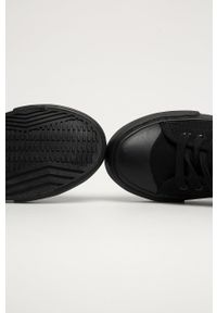 Cross Jeans - Tenisówki. Nosek buta: okrągły. Zapięcie: sznurówki. Kolor: czarny. Materiał: guma #4