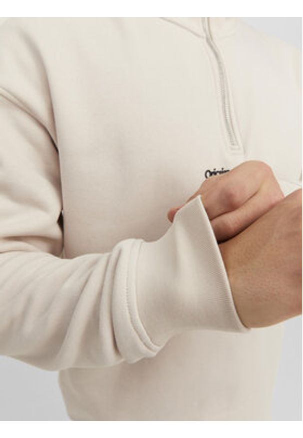 Jack & Jones - Jack&Jones Bluza Vesterbro 12241777 Beżowy Relaxed Fit. Kolor: beżowy. Materiał: bawełna