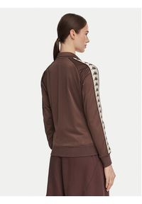 Kappa Bluza 222 Banda Wanniston Slim 301PSC0 Brązowy Regular Fit. Kolor: brązowy. Materiał: syntetyk #4