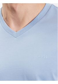 BOSS - Boss T-Shirt 50468348 Błękitny Regular Fit. Kolor: niebieski. Materiał: bawełna