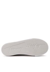 TOMMY HILFIGER - Tommy Hilfiger Trampki Low Cut Lace-Up Sneaker T3A9-32677-0890 Zielony. Kolor: zielony. Materiał: materiał #4