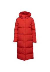 YOA - Płaszcz damski LOAP Taruna, pikowany, czerwony, M. Typ kołnierza: kaptur. Kolor: czerwony. Materiał: puch #1