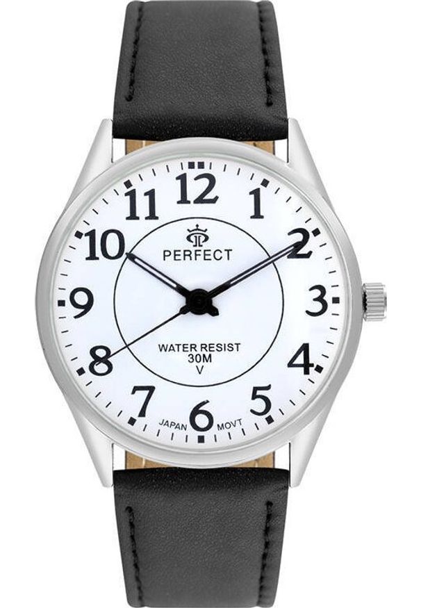 Zegarek Perfect Zegarek Perfect GXB141-01 męski klasyczny czytelny .. Styl: klasyczny