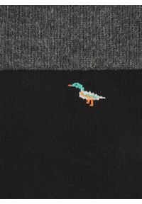 Pako Lorente - PAKO LORENTE - Czarne skarpety w kaczki. Kolor: czarny #3