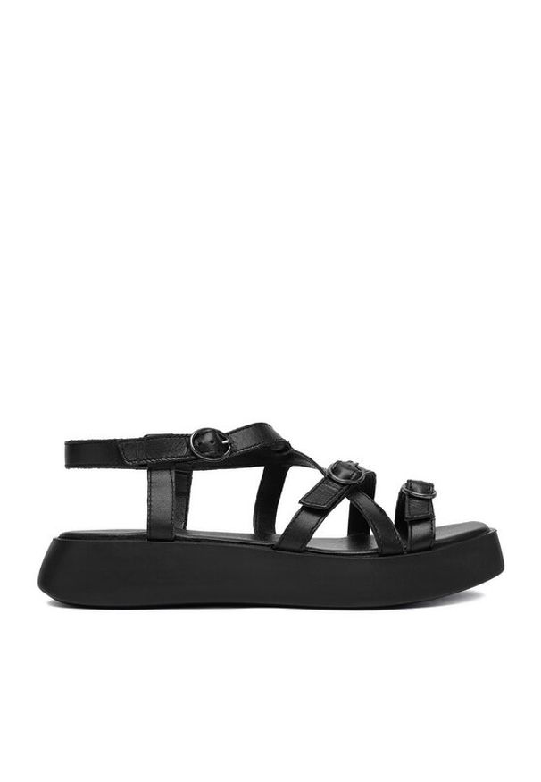 Lasocki Sandały CEO-WI23-KEANY-03 Czarny. Kolor: czarny. Materiał: skóra