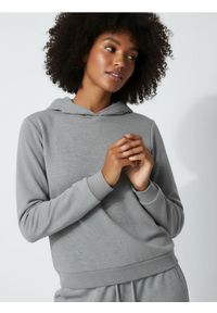 Sinsay - Bluza hoodie basic - szary. Kolor: szary #1