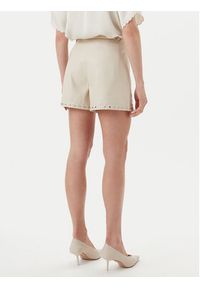 Bruuns Bazaar Szorty z imitacji skóry Tullamo BBW4393 Beżowy Regular Fit. Kolor: beżowy. Materiał: skóra #3
