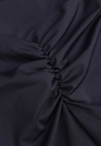 Renee - Granatowe Legginsy Dzwony High Waist Orruvana. Okazja: na spacer. Stan: podwyższony. Kolor: niebieski. Długość: krótkie. Styl: sportowy #6