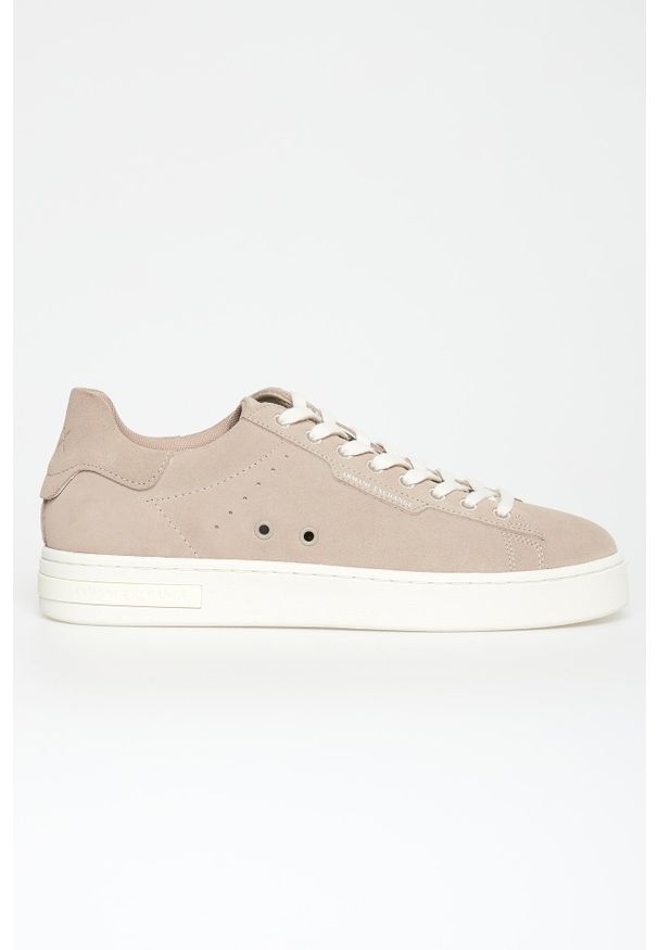 Armani Exchange - Sneakersy męskie zamszowe ARMANI EXCHANGE. Materiał: zamsz