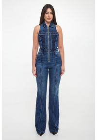 Elisabetta Franchi - Kombinezon damski jeansowy ELISABETTA FRANCHI. Materiał: jeans #2