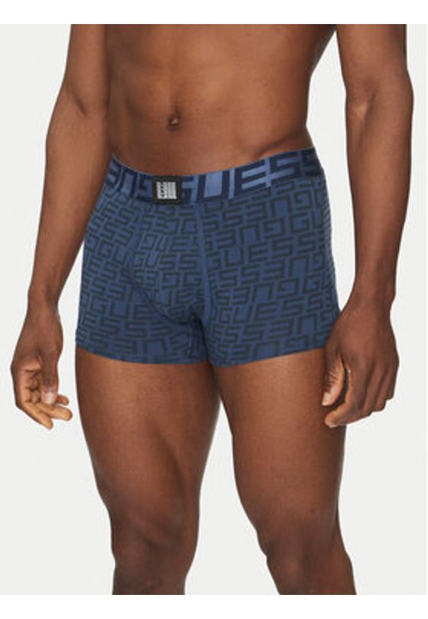 Guess Komplet bokserek U4RG01 K6YW0 Granatowy. Kolor: niebieski. Materiał: bawełna