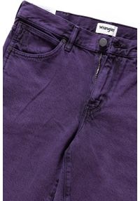 Wrangler - SPODENKI MĘSKIE WRANGLER DENIM SHORT PURPLE POP W14CRJ202 112126625. Materiał: denim. Wzór: jednolity #3