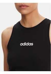 Adidas - adidas Top Essentials Linear JC5798 Czarny Slim Fit. Kolor: czarny. Materiał: bawełna #3