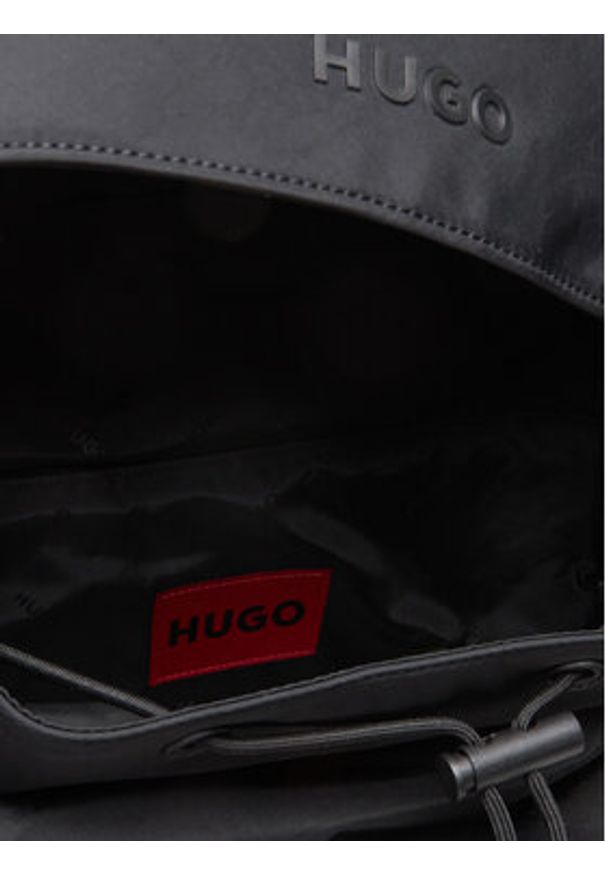 Hugo - HUGO Plecak Marsel 50547294 Czarny. Kolor: czarny. Materiał: materiał