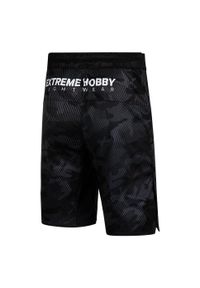 EXTREME HOBBY - Spodenki do Grapplingu MMA BJJ K1 męskie Extreme Hobby HAVOC. Kolor: czarny. Materiał: poliester