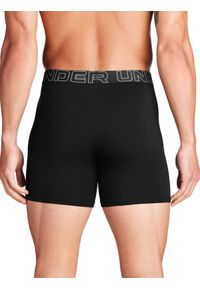 Bielizna treningowa (3-pack) męska Under Armour M UA Perf Cotton 6in - czarna. Kolor: czarny. Materiał: bawełna, tkanina, materiał