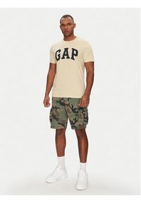 GAP - Gap T-Shirt 856659-26 Żółty Regular Fit. Kolor: żółty. Materiał: bawełna