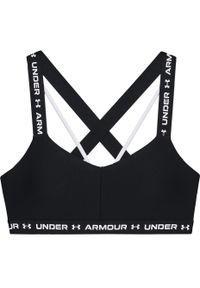 Stanik fitness cardio Under Armour Crossback Low. Kolor: czarny. Sport: fitness