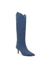 Nine West Kowbojki ZARIYA 909001D Niebieski. Kolor: niebieski. Materiał: materiał #3