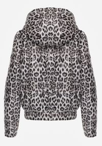 Renee - Panterkowa Kurtka z Odpinanym Kapturem Anastaera. Materiał: poliester. Długość rękawa: długi rękaw. Sezon: wiosna #3