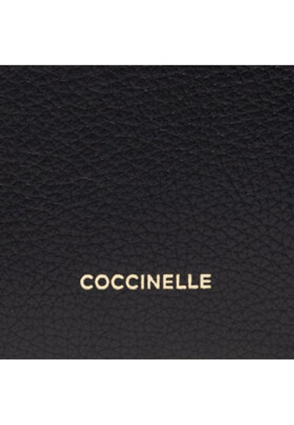 Coccinelle Torebka Mn5 Tebe E5 MN5 55 I1 01 Czarny. Kolor: czarny. Materiał: skórzane