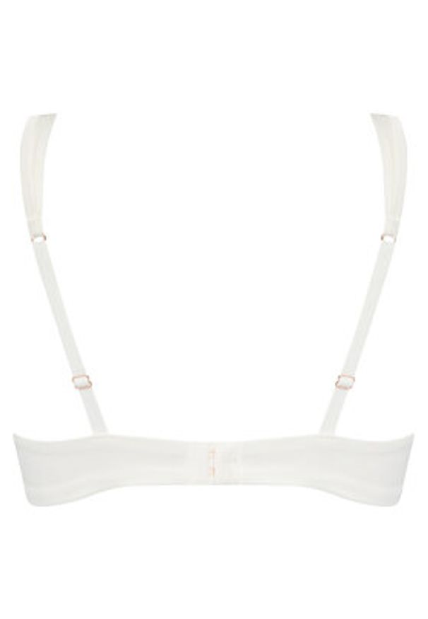 Hunkemöller Biustonosz z fiszbiną Tiah 302395 Biały. Kolor: biały. Materiał: syntetyk