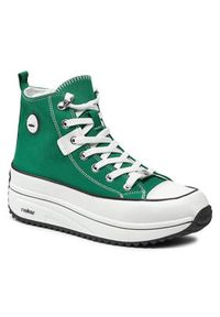 Rieker Sneakersy 90010-52 Zielony. Kolor: zielony #6