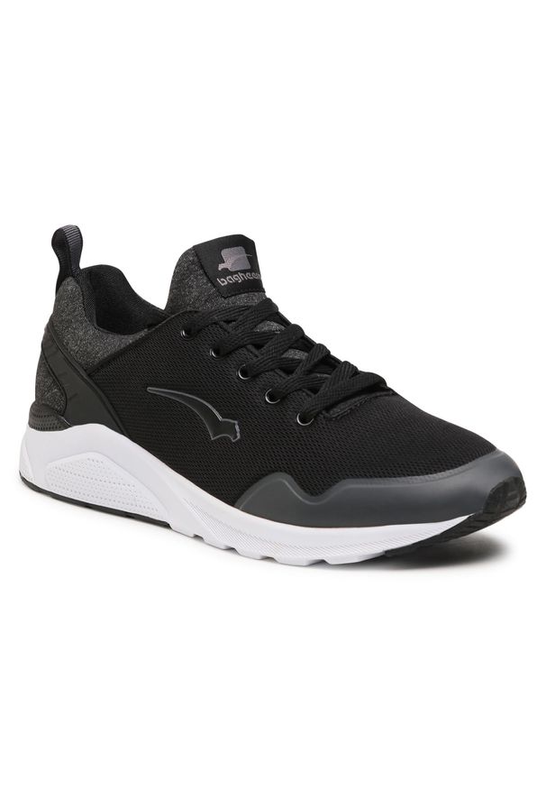 Sneakersy Bagheera Dash 86397-7 C0102 Black/Dark Grey. Kolor: czarny. Materiał: materiał