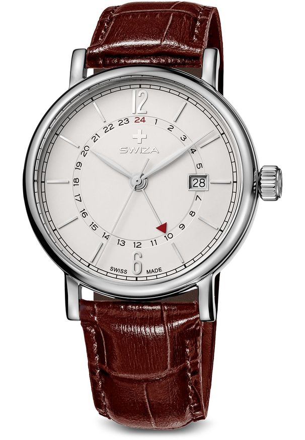 Zegarek Swiza damski ALZA GMT, SST (WAT.0142.1001)