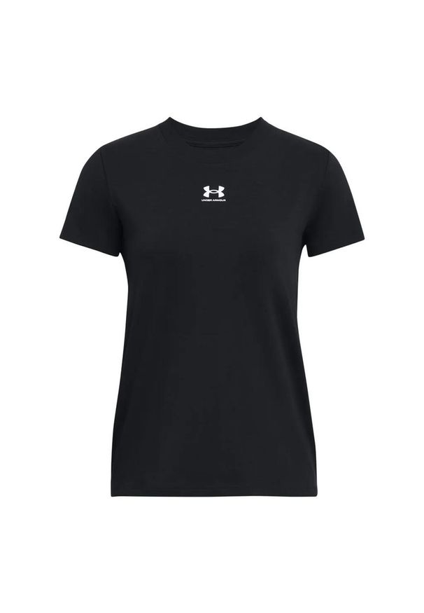 Under Armour - Koszulka Under Armor Off Campus Core Ss Damskie. Kolor: wielokolorowy, biały, czarny. Materiał: bawełna. Sport: bieganie