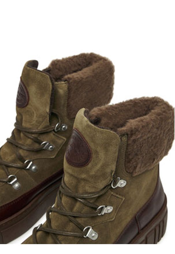 GANT - Gant Trzewiki 31543099 Khaki. Kolor: brązowy. Materiał: zamsz, skóra