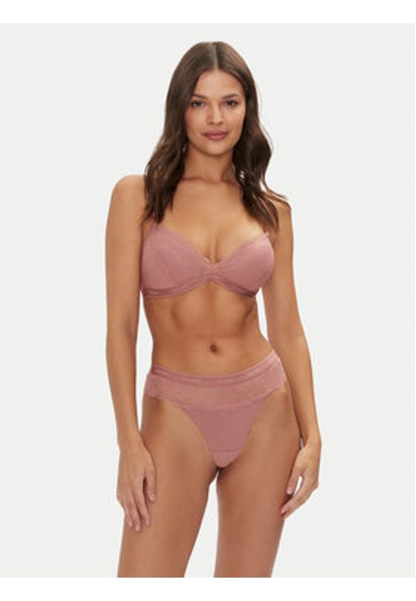 Calvin Klein Underwear Biustonosz braletka 000QF7974E Różowy. Kolor: różowy. Materiał: syntetyk