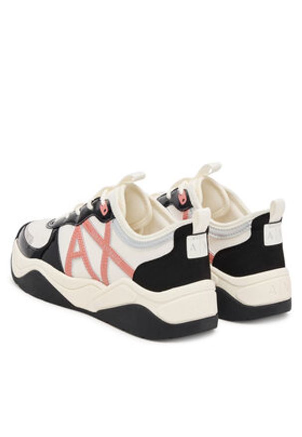 Armani Exchange Sneakersy XDX039 XV311 MZ287 Écru. Materiał: materiał