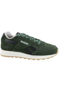 Buty do chodzenia męskie Reebok Glide. Kolor: zielony. Materiał: skóra. Szerokość cholewki: normalna. Sport: turystyka piesza