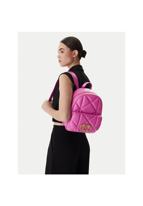 Love Moschino - Plecak LOVE MOSCHINO. Kolor: różowy