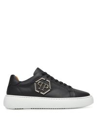 Philipp Plein - PHILIPP PLEIN Sneakersy PAES MSC4022 Czarny. Kolor: czarny. Materiał: skóra #1