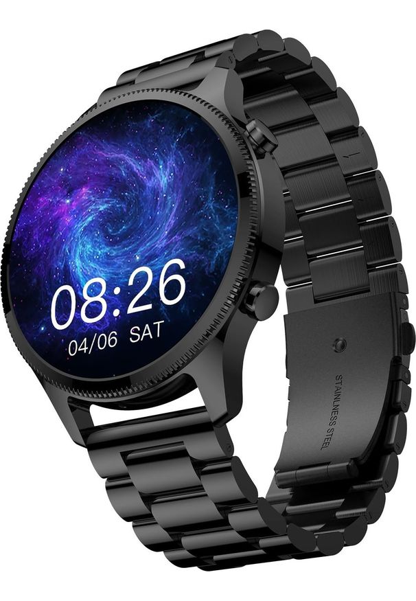 Smartwatch Noise Halo Plus Czarny (Halo Plus Black). Rodzaj zegarka: smartwatch. Kolor: czarny