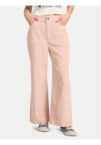 Billabong Spodnie materiałowe Sea Tone EBJNP00139 Różowy Wide Leg. Kolor: różowy. Materiał: sztruks #1