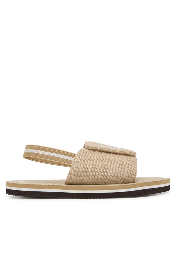 Sandały BOSS. Kolor: beżowy