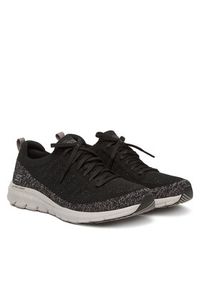 skechers - Skechers Sneakersy Pure Flex-Pulse 104651/BKGY Czarny. Kolor: czarny. Materiał: materiał
