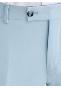 Pako Lorente - PAKO LORENTE - Błekitne spodnie ganiturowe. Materiał: poliester, wiskoza, elastan. Wzór: gładki. Sezon: wiosna, lato #3