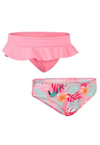 OLAIAN - Dół Kostiumu Kąpielowego Madi 100 Cuty Dla Dzieci. Kolor: różowy. Materiał: elastan, poliester, materiał