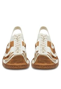 Rieker Sandały 62809-60 Biały. Kolor: biały. Materiał: syntetyk #2