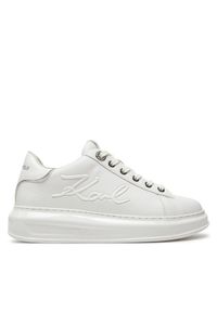 Karl Lagerfeld - KARL LAGERFELD Sneakersy Kapri KL62548F Biały. Kolor: biały. Materiał: skóra #1