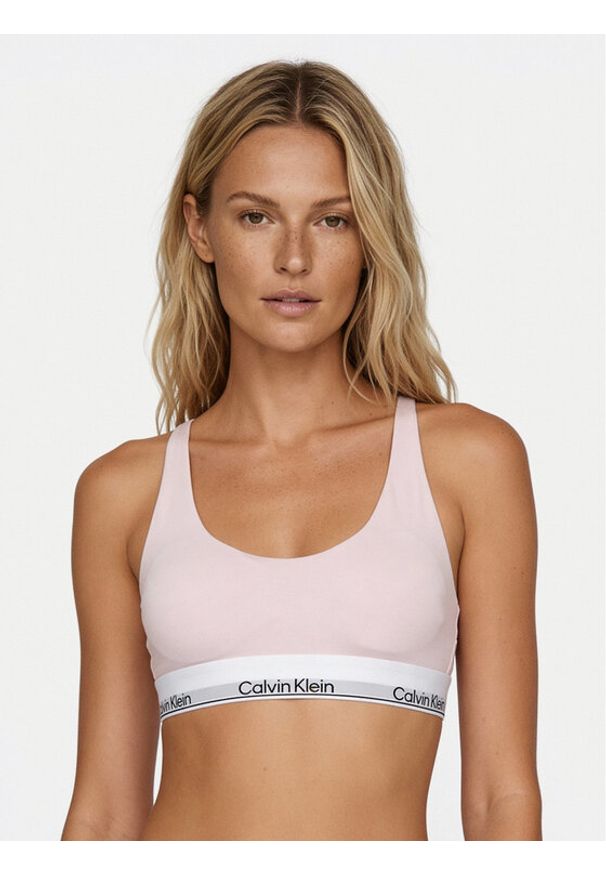Calvin Klein Underwear Biustonosz braletka LV00QF8503 Różowy. Kolor: różowy. Materiał: bawełna