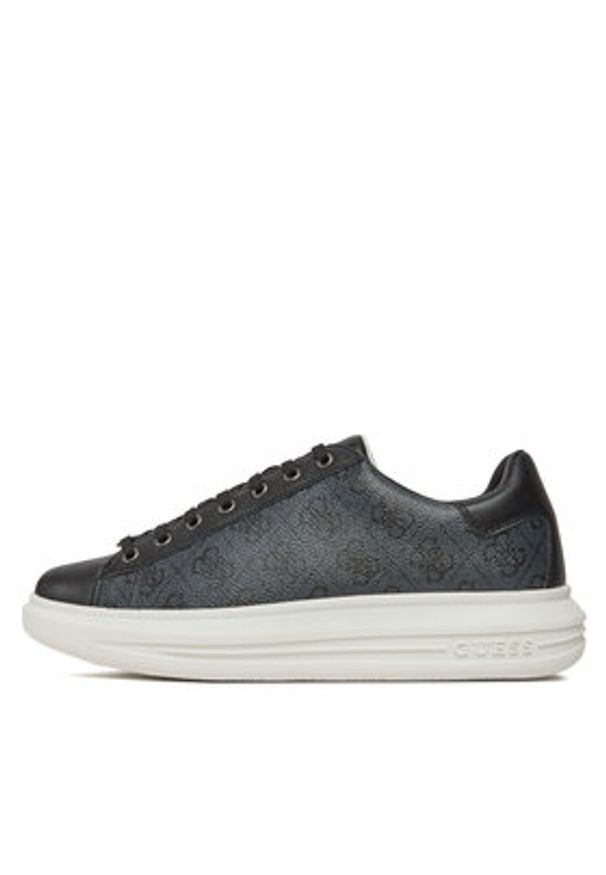 Guess Sneakersy FM8VIB FAM12 Szary. Kolor: szary. Materiał: skóra