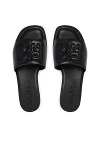 DKNY Klapki Chicago K2646405 Czarny. Kolor: czarny. Materiał: skóra #2