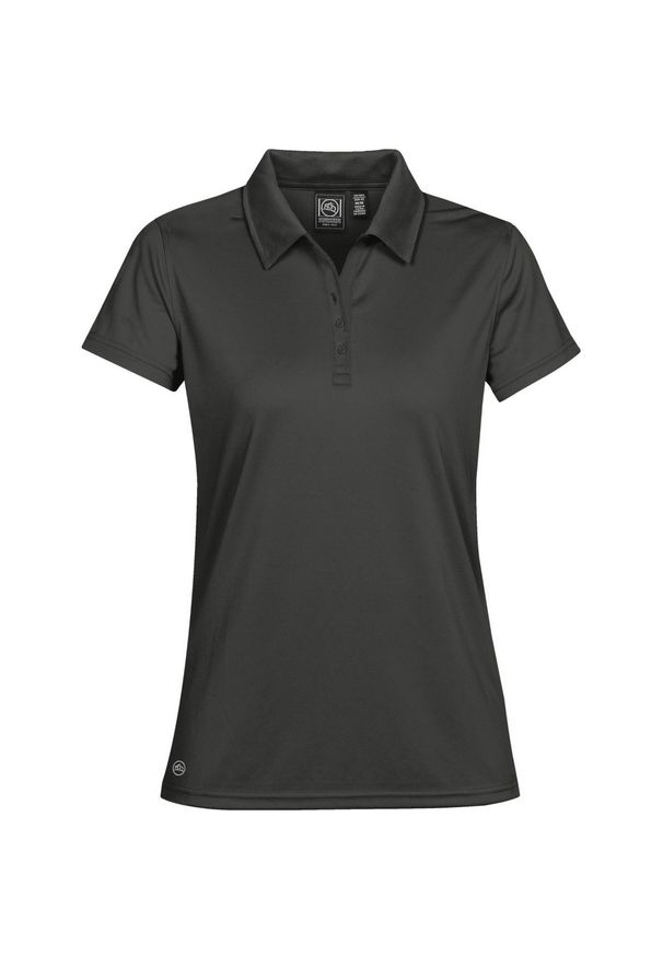 STORMTECH - Damska Eclipse H2XDry Pique Polo. Typ kołnierza: polo. Kolor: szary