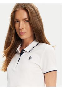U.S. Polo Assn. Sukienka codzienna WUP1312 Biały Regular Fit. Okazja: na co dzień. Typ kołnierza: polo. Kolor: biały. Materiał: bawełna. Typ sukienki: proste. Styl: casual #5
