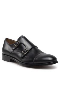 Lord Premium Półbuty Double Monks 5502 Czarny. Kolor: czarny. Materiał: skóra #3